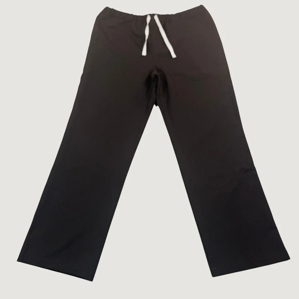 NWT FIGS Pisco Basic Short Scrub Pants Black Drawstring Technical Collection